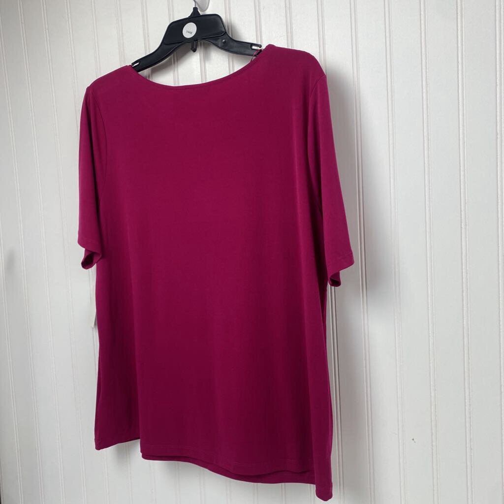 SHORT SLEEVE DRESS TOP