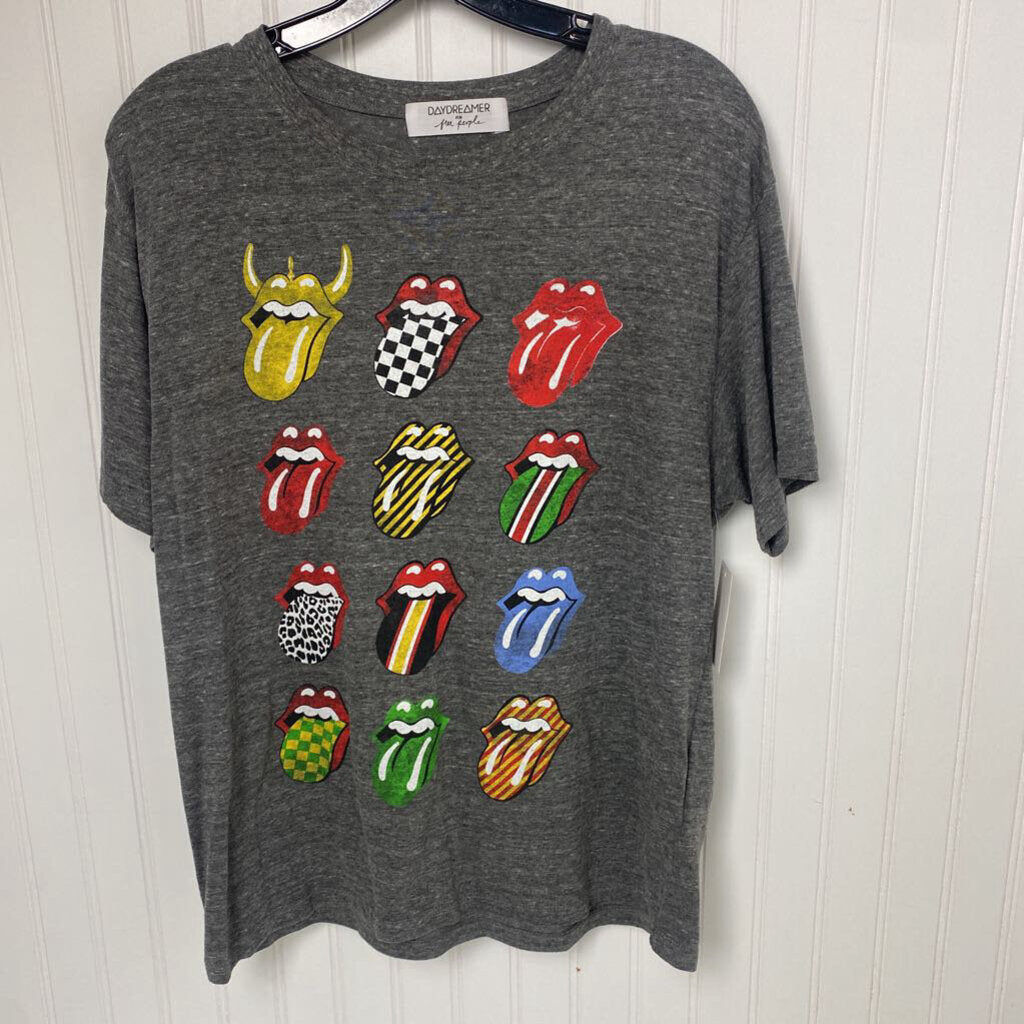 GRAY GRAPHIC TEE