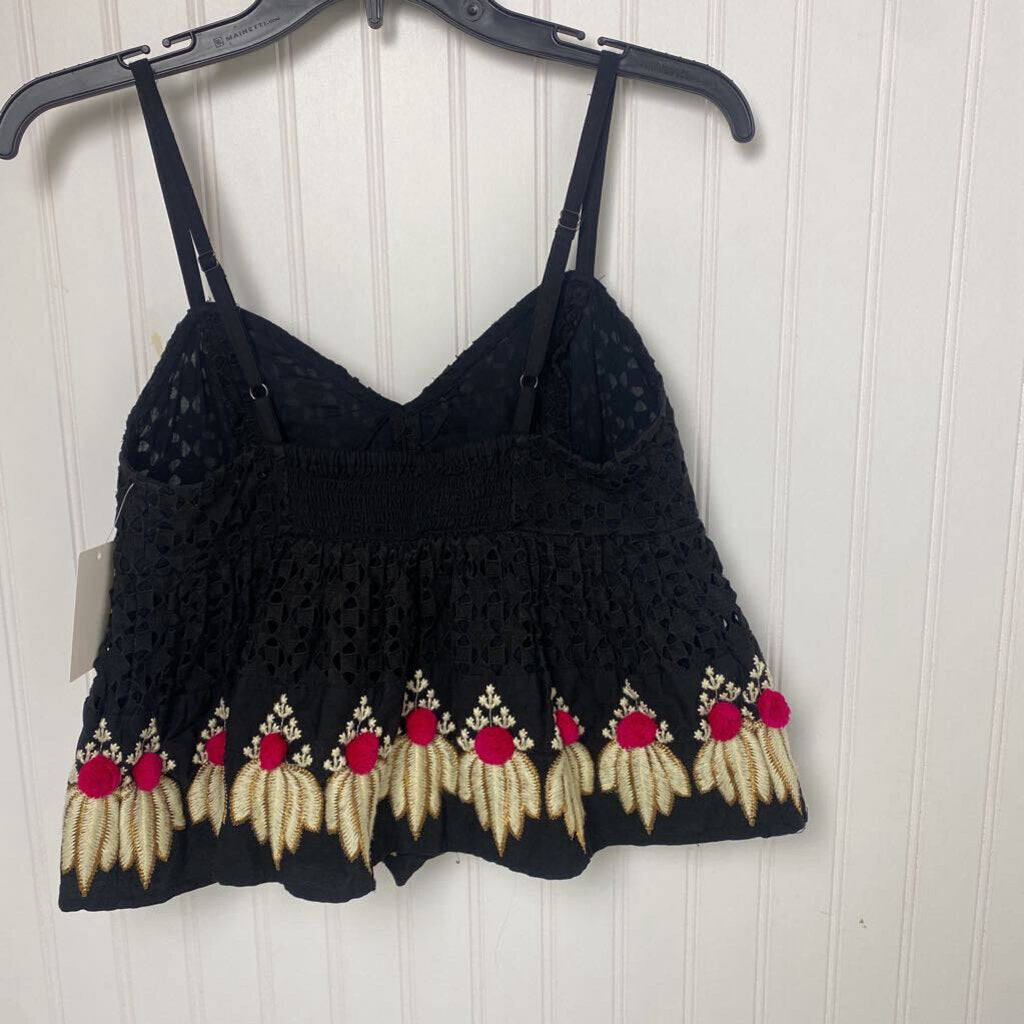 EMBROIDERED SPAGHETTI STRAP