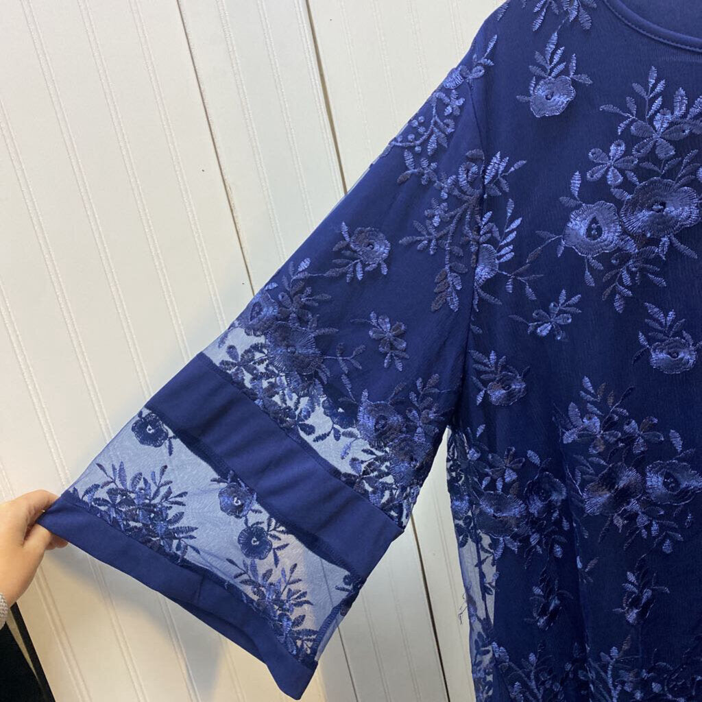 LONG SLEEVE LACE TOP DRESS