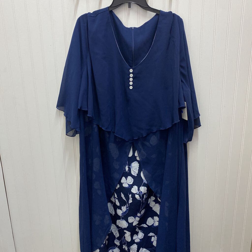 SHORT SLEEVE LINED SHEER DRESS