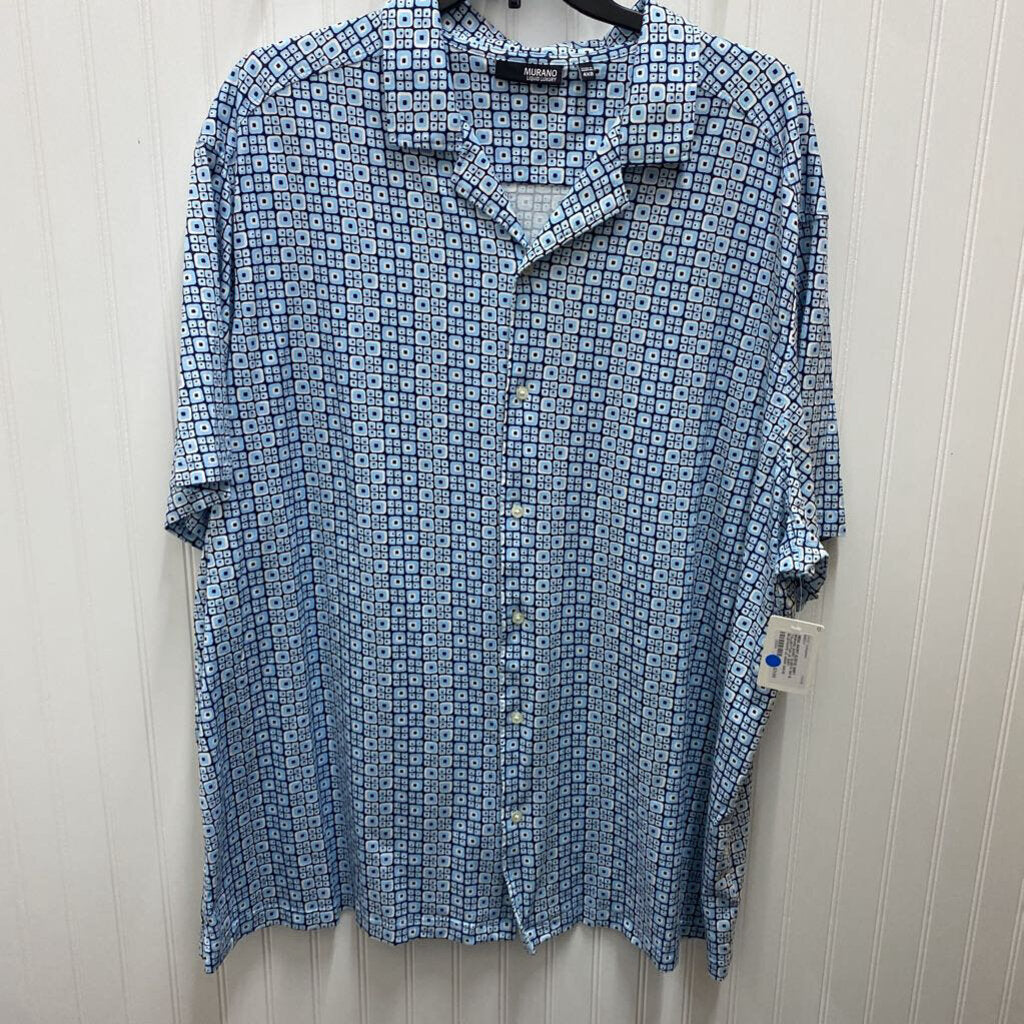 SHORT SLEEVE BIG & TALLBUTTON UP SHIRT