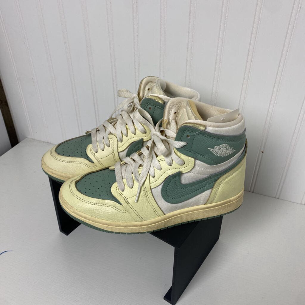 CREAM AND SAGE HIGH TOPS