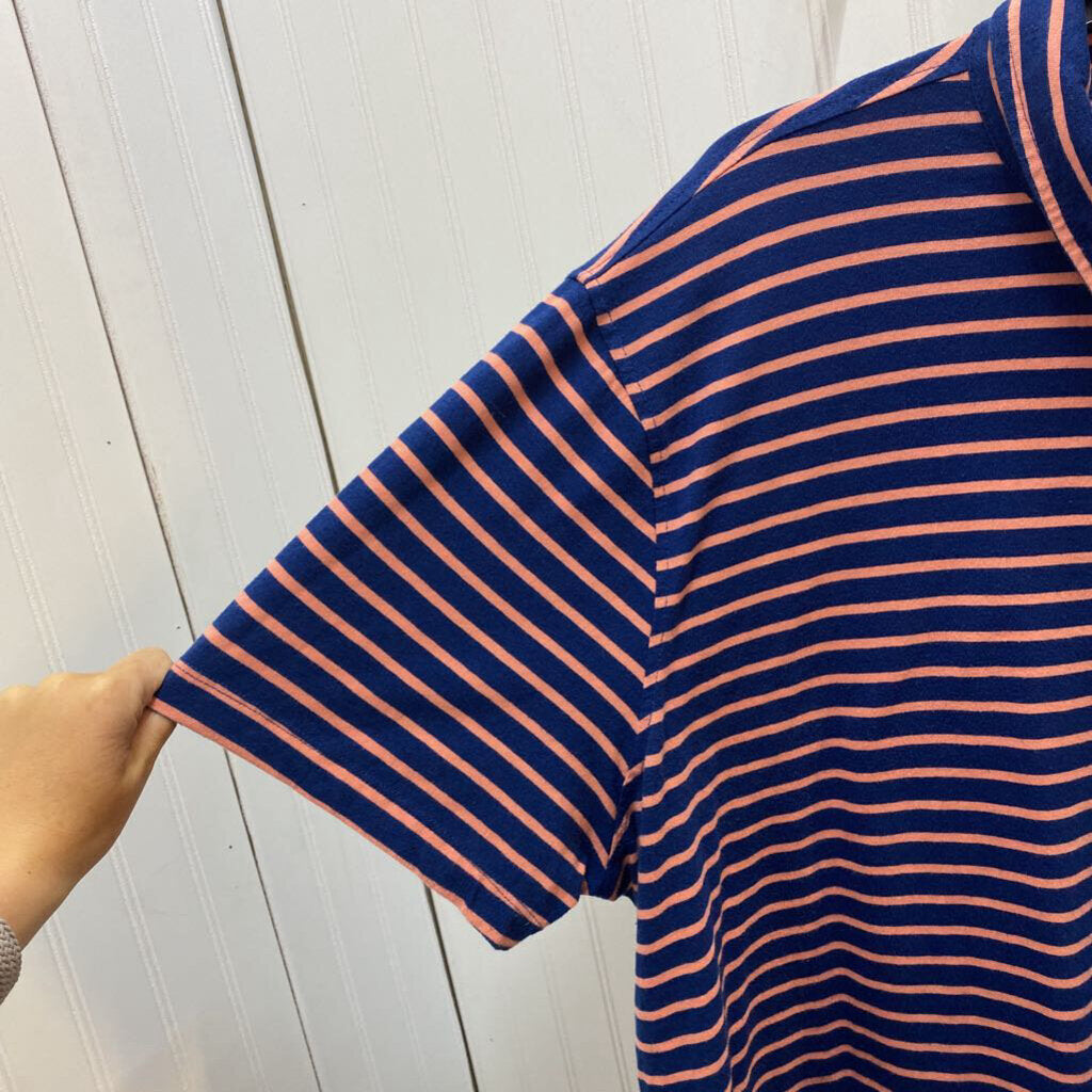 MENS BIG & TALL STRIPED POLO SHIRT