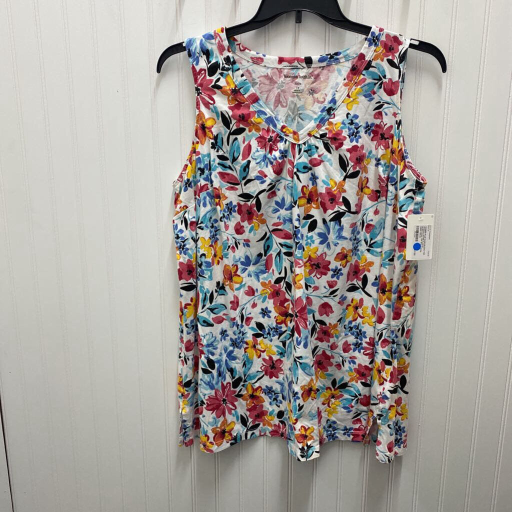 FLORAL SLEEVLESS TOP