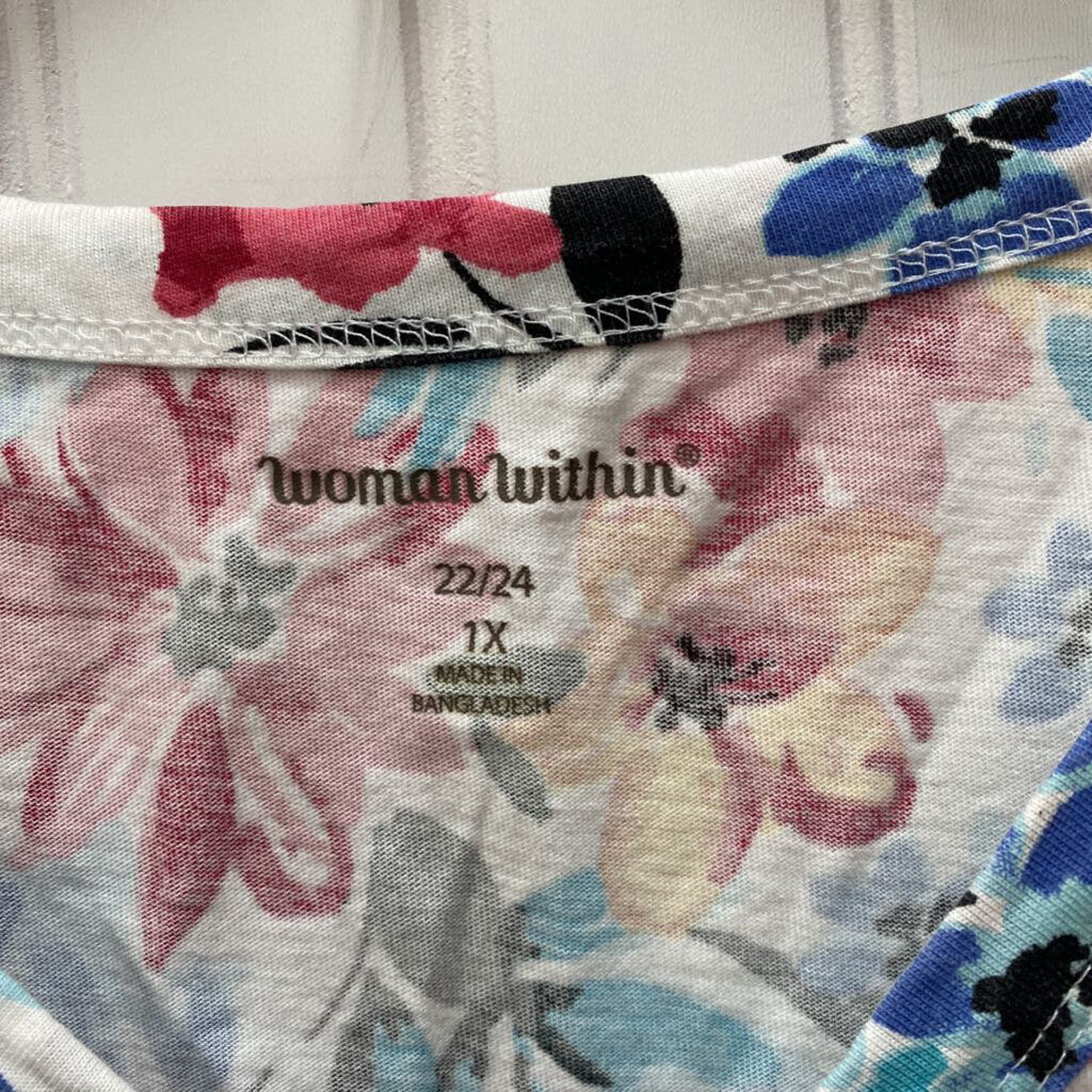 FLORAL SLEEVLESS TOP