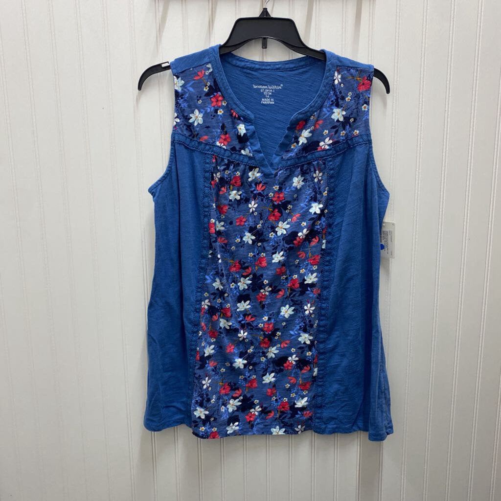 FLORAL SLEEVLESS TOP