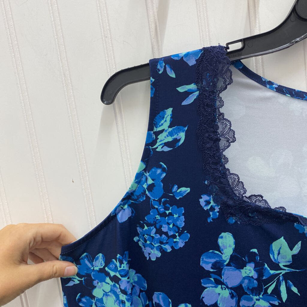 FLORAL SLEEVLESS