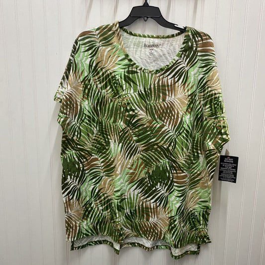 PALM LEAF PRINT TOP