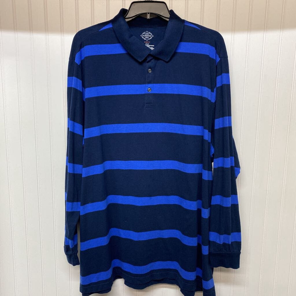 MENS BIG & TALL LONG SLEEVE POLO