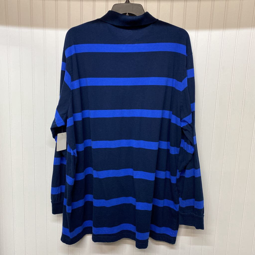 MENS BIG & TALL LONG SLEEVE POLO