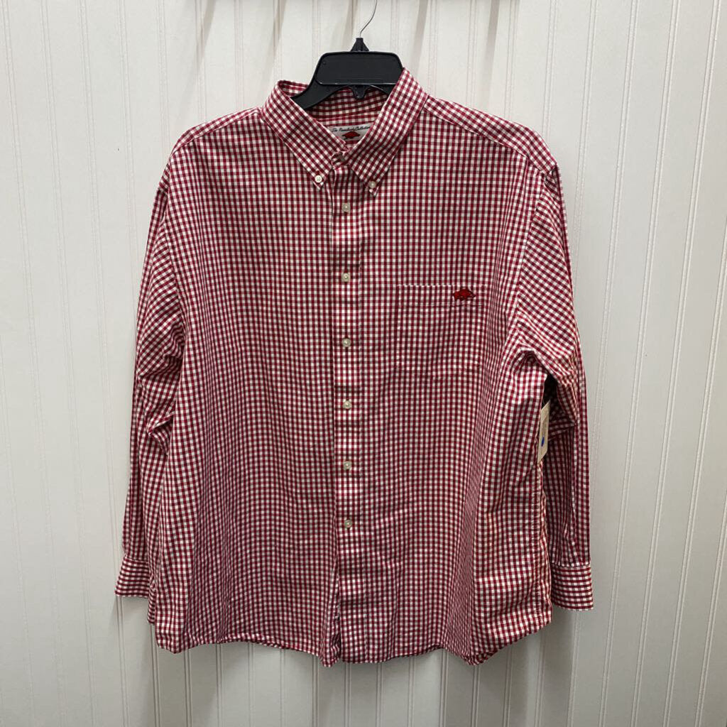 RED AND WHITE CHECKED