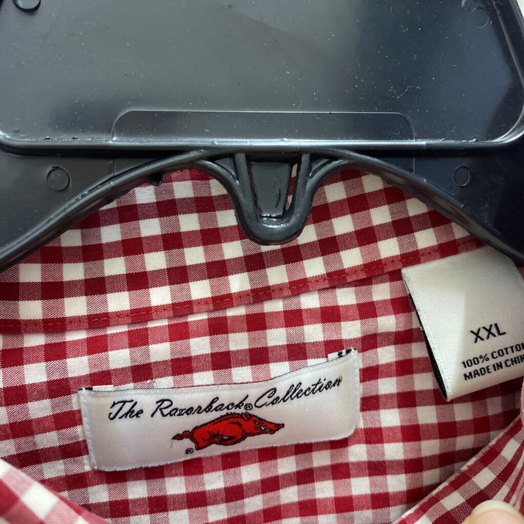 RED AND WHITE CHECKED