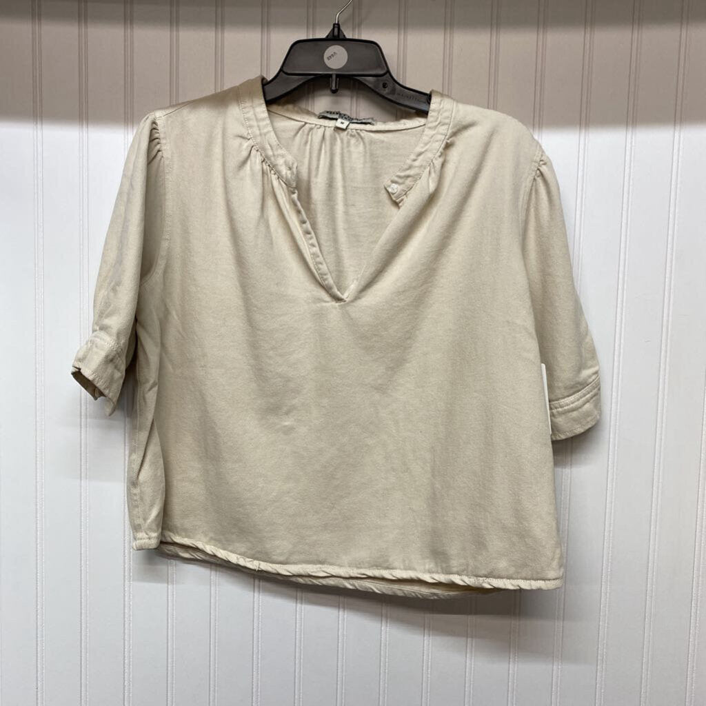 3/4 SLEEVED CROP TOP