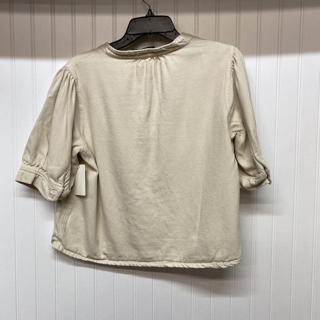 3/4 SLEEVED CROP TOP