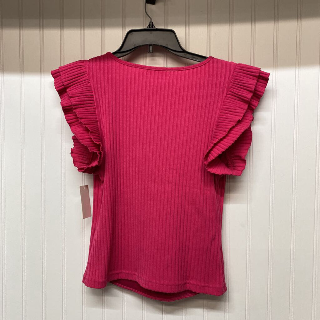 RIBBED SQUARE NECK TOP