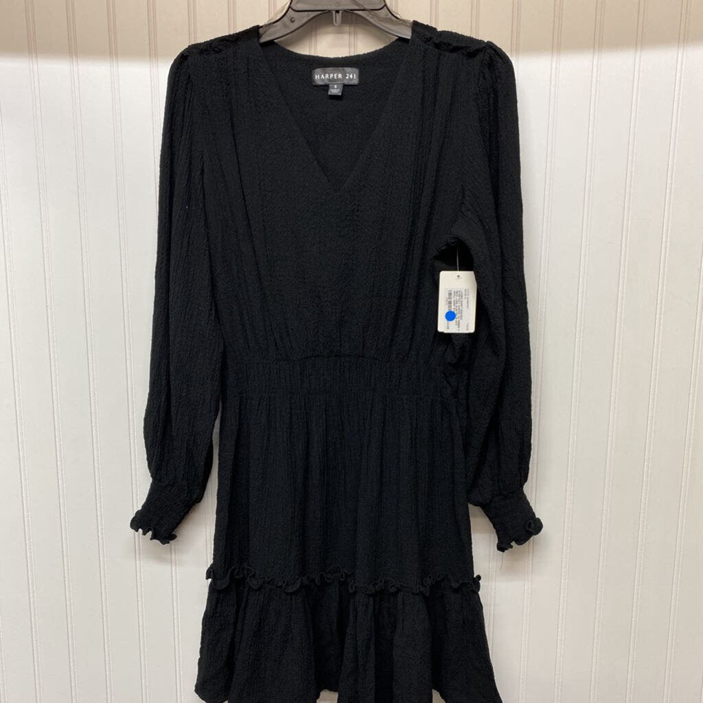 RIBBED V NECK LONG SLEEVED