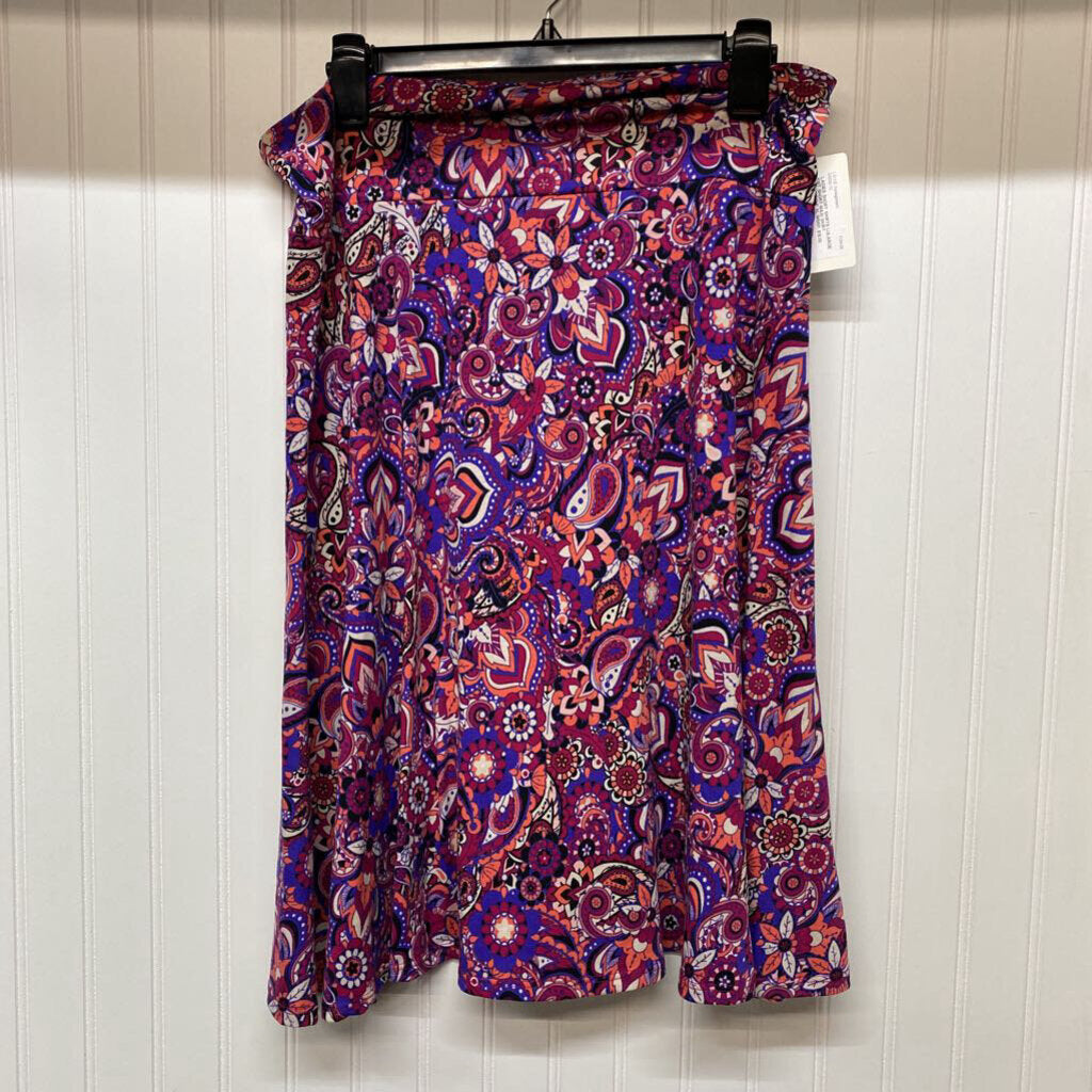 KNIT SHORT MAXI SKIRT
