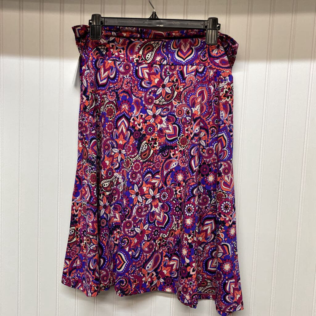 KNIT SHORT MAXI SKIRT