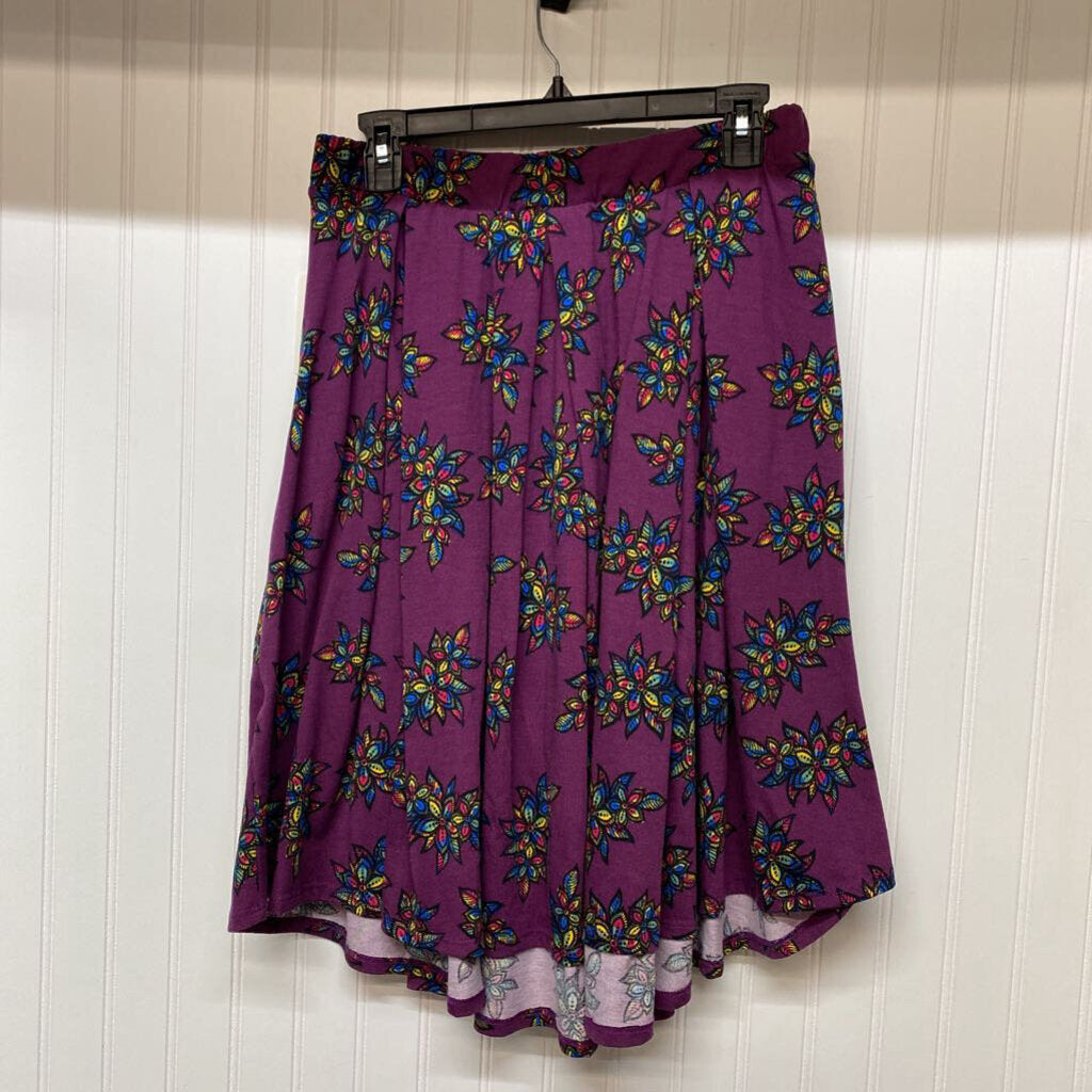 FLORAL PRINT KNIT SKIRT