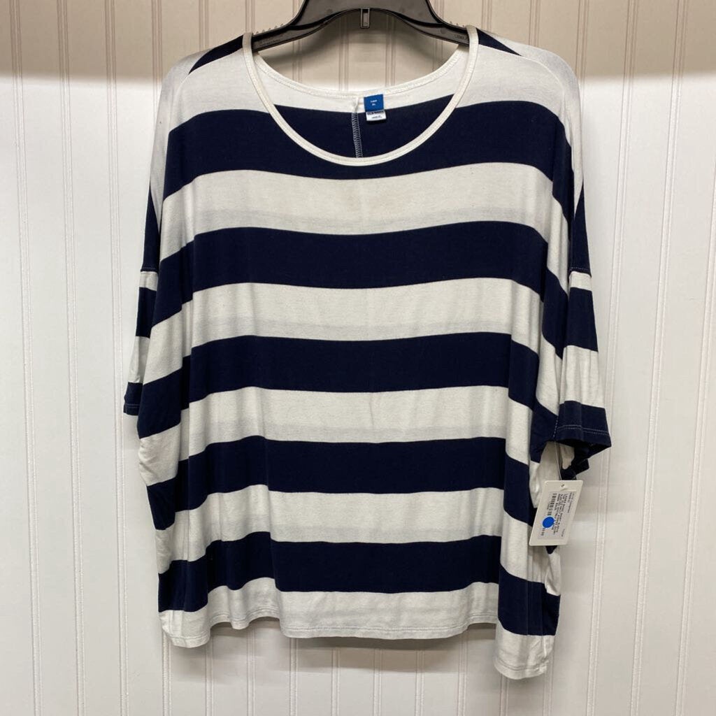 STRIPED SHORT SLEEVED