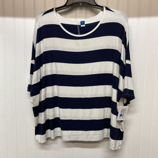 STRIPED SHORT SLEEVED