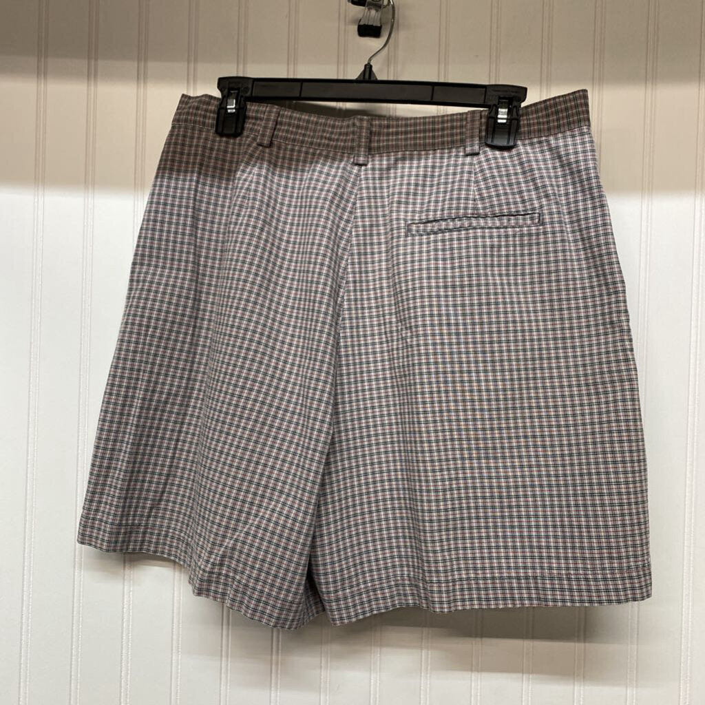 GREY PLAID SHORTS