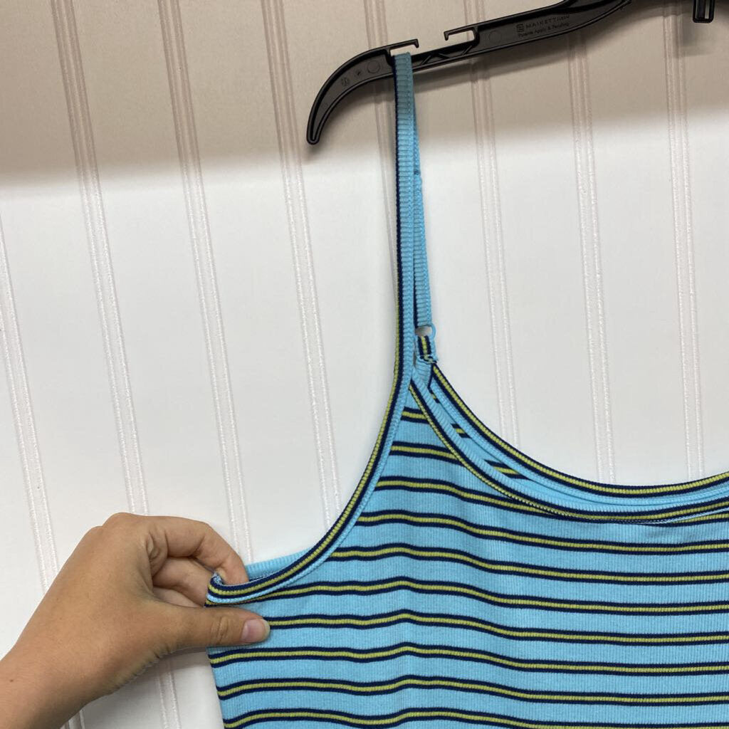 STRIPPED TANK DRESS