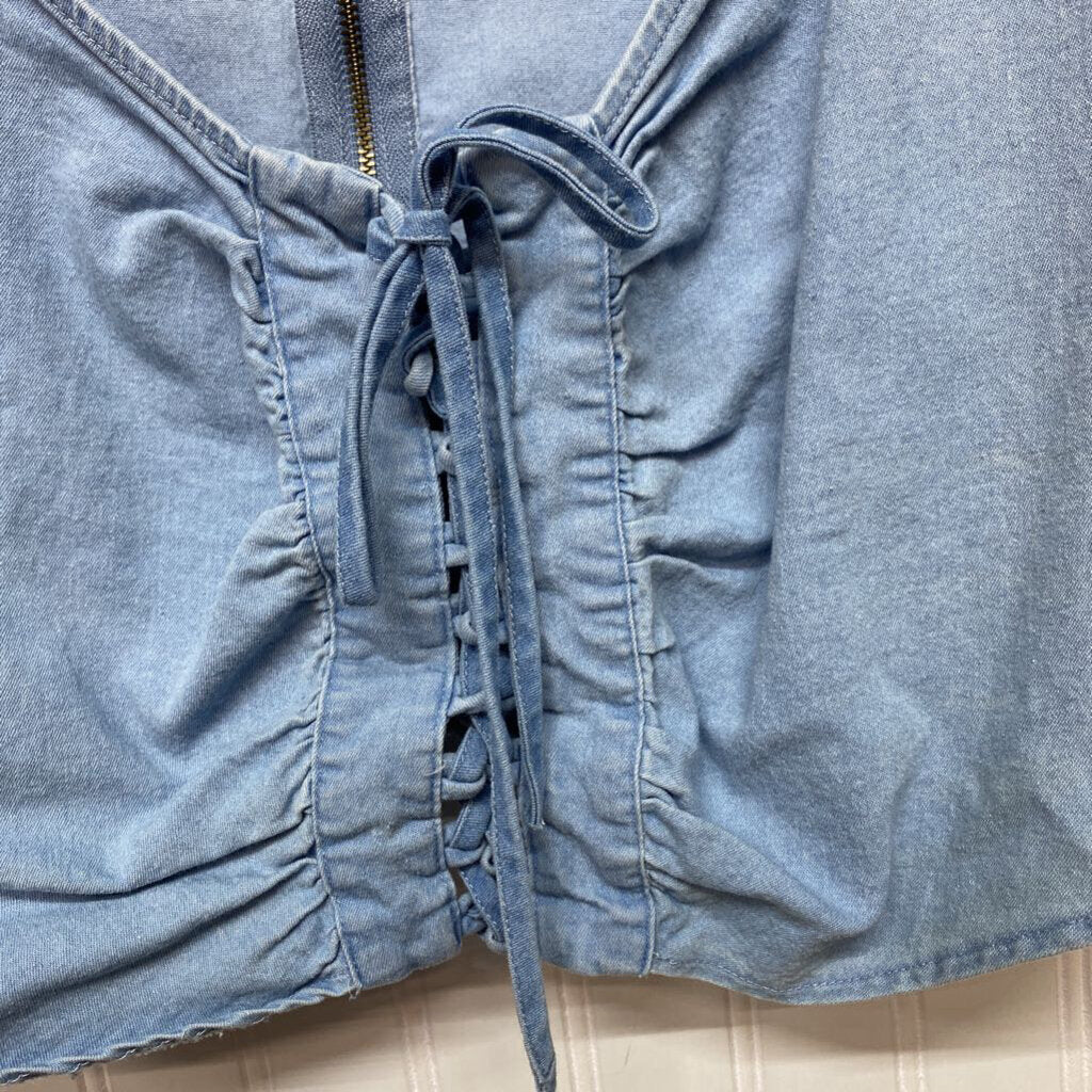 LGT BLUE DRESS TOP