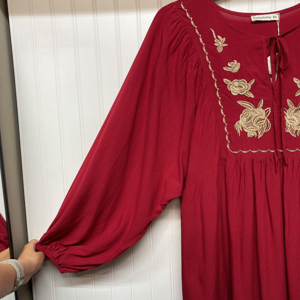 RED LONG DRESS