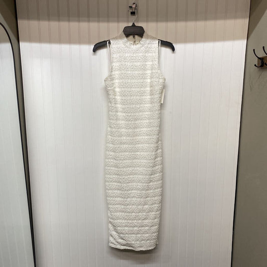 WHITE RUFFLE DRESS