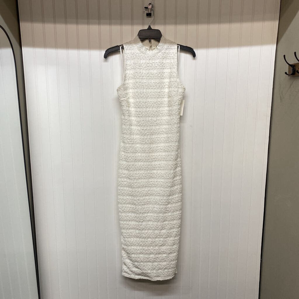 WHITE RUFFLE DRESS