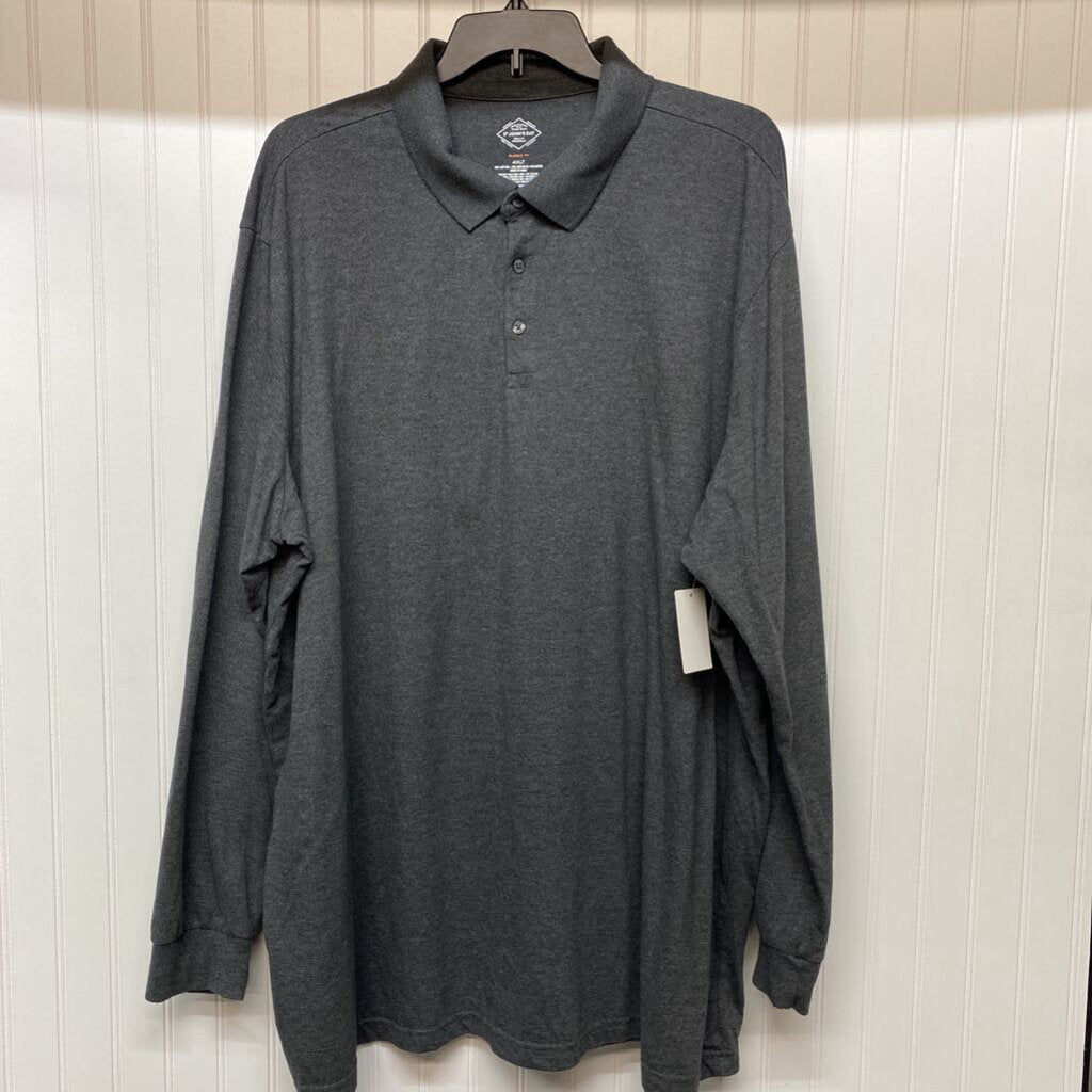 LONG SLEEVE BIG & TALL POLO SHIRT