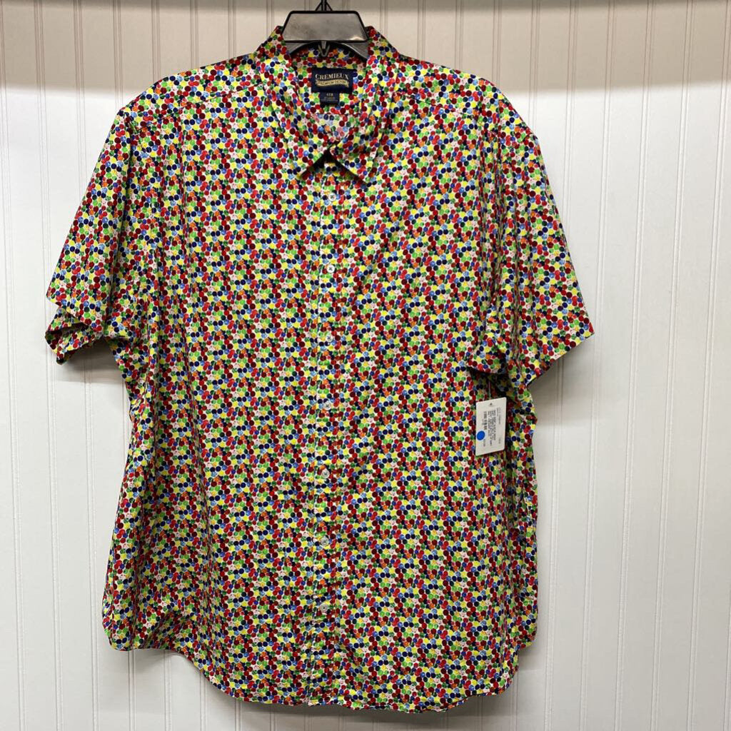 BIG & TALL SHORT SLEEVE BUTTON UP SHIRT