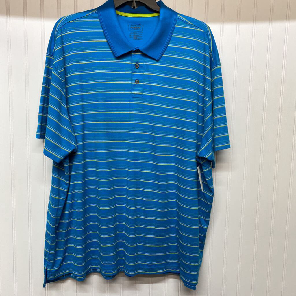 BIG & TALL STRIPED POLO SHIRT