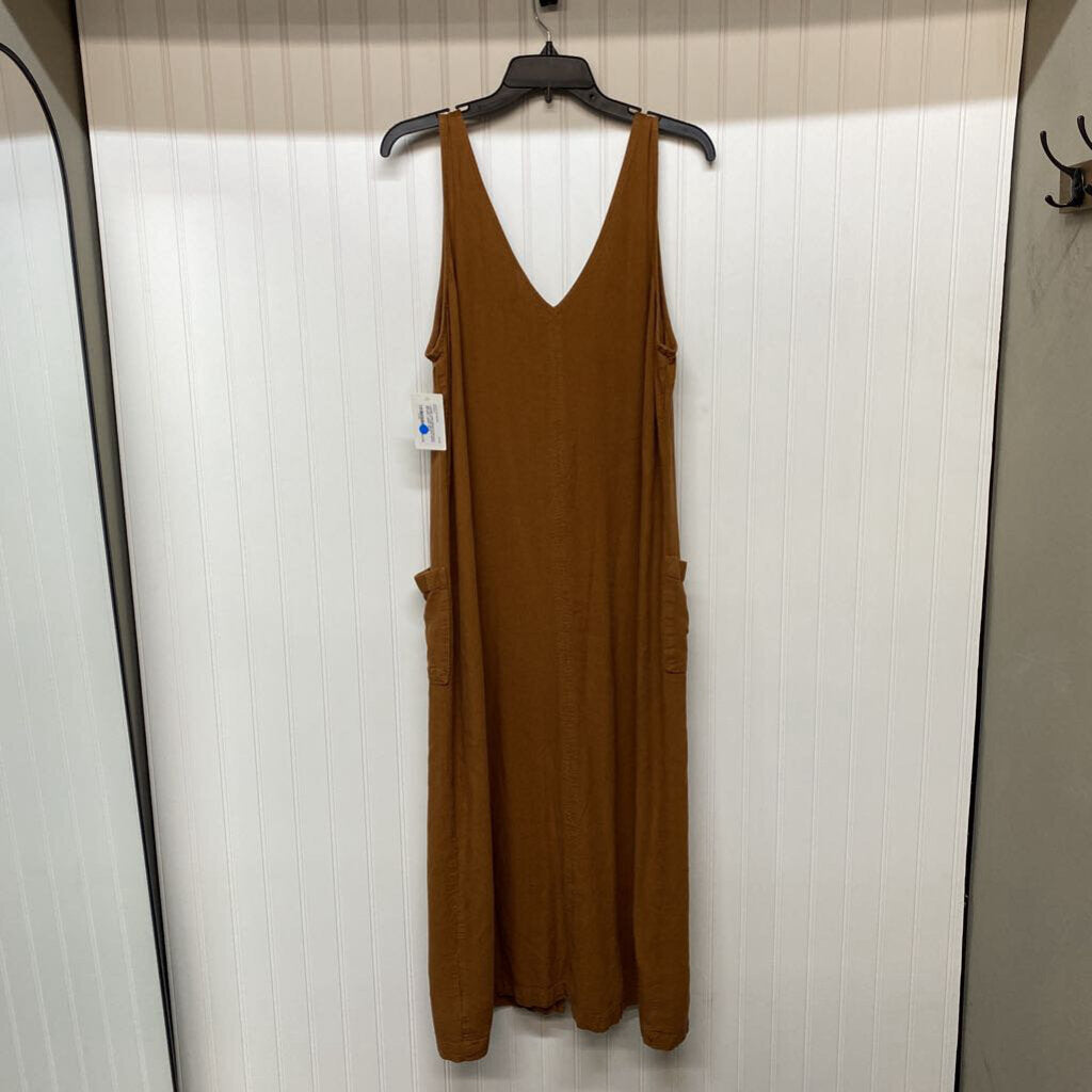 LONG BROWN DRESS