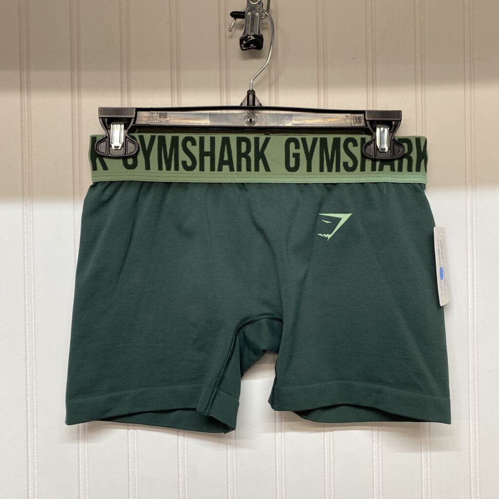 GREEN ACTIVE SHORTS