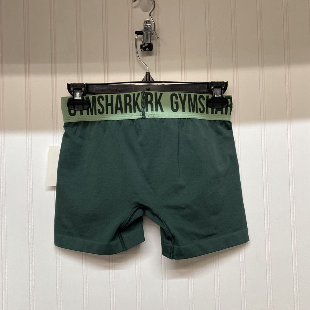 GREEN ACTIVE SHORTS