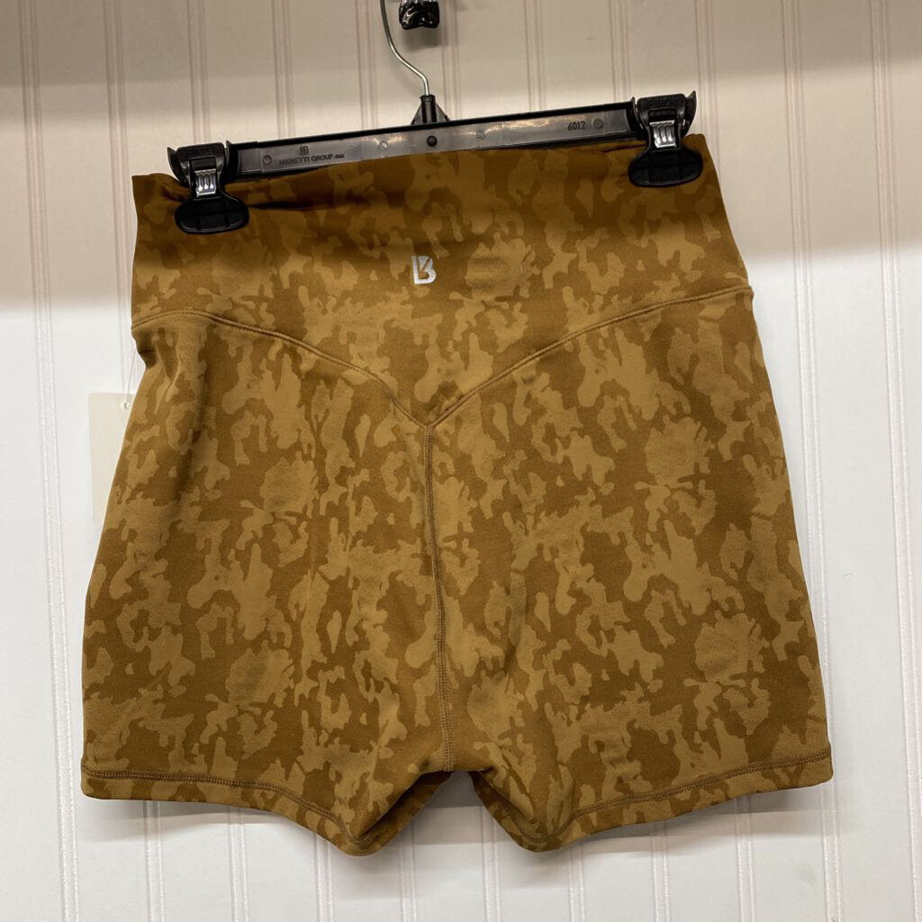 BROWN GYM SHORTS