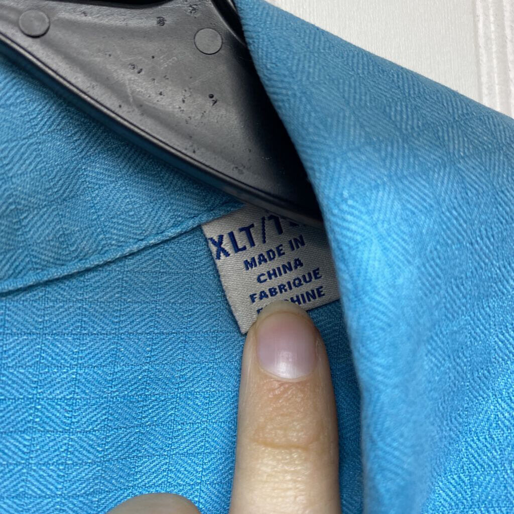 BLUE FISHING SHIRT