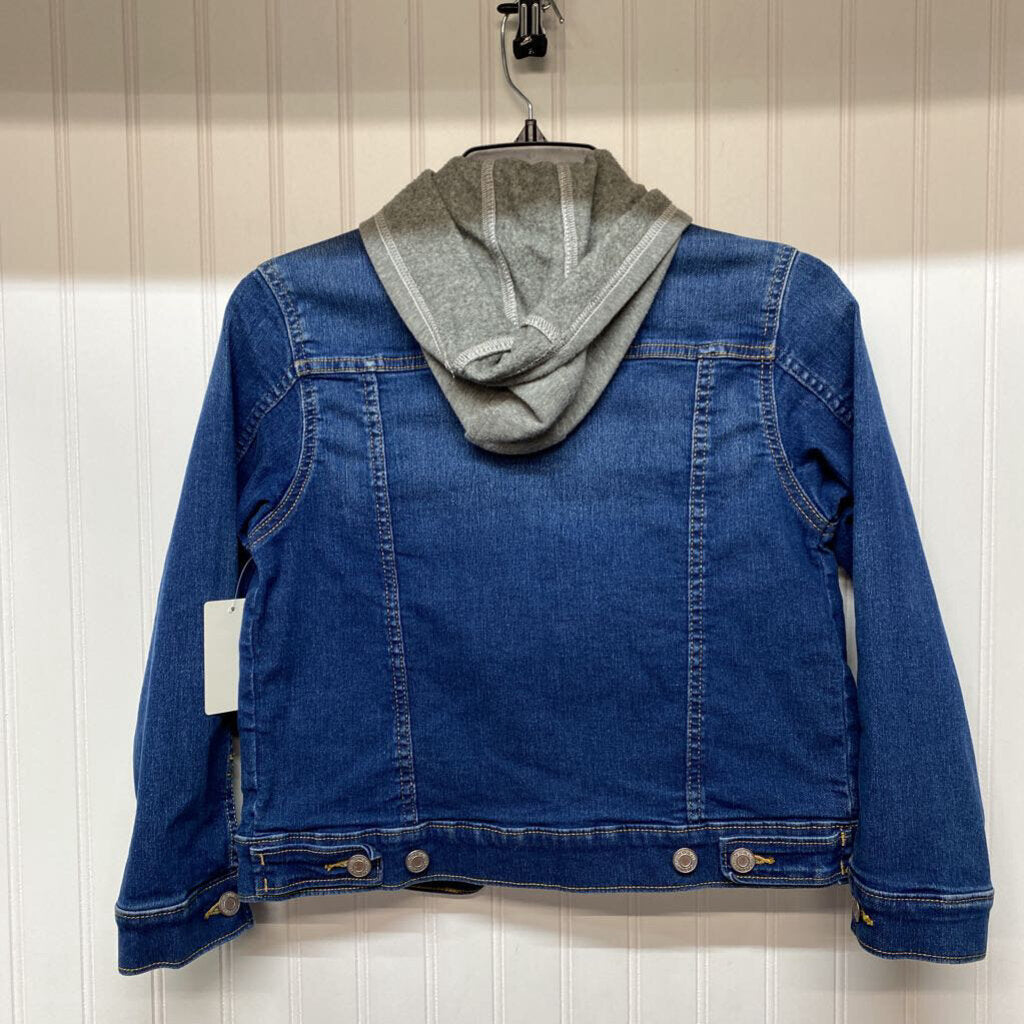 HOODED DENIM JACKET