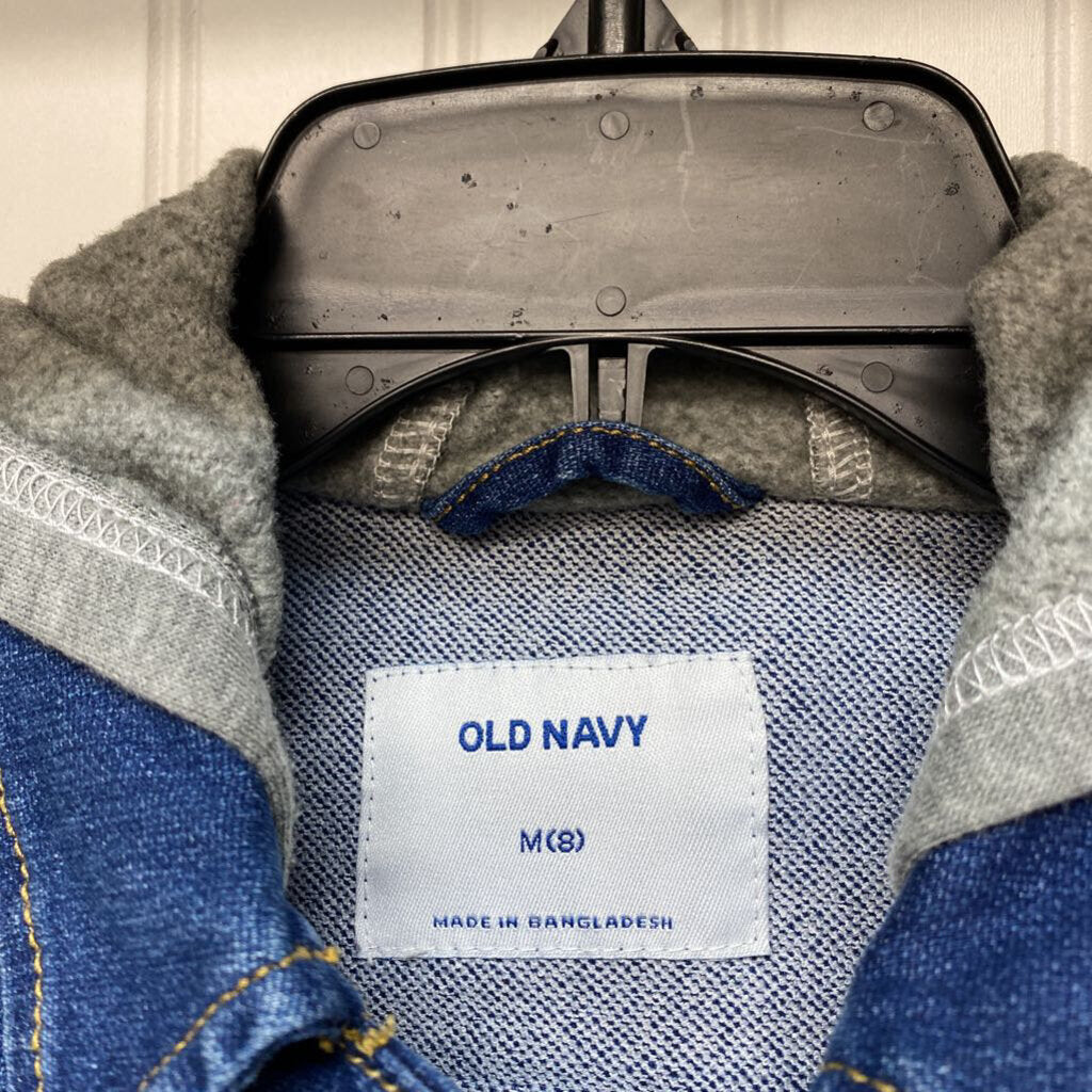 HOODED DENIM JACKET