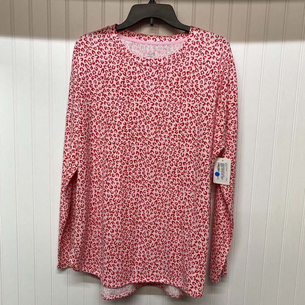 LONG SLEEVE PRINTED TOP