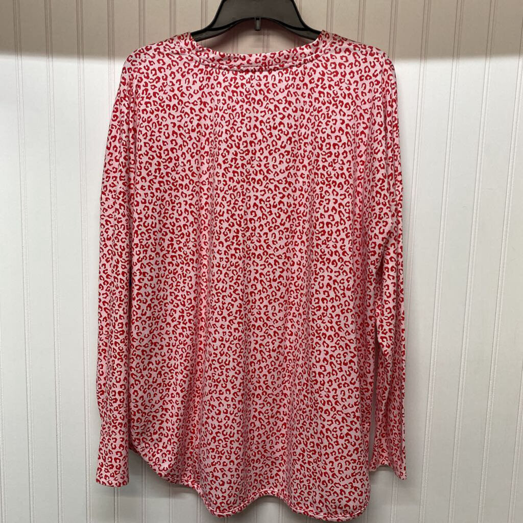 LONG SLEEVE PRINTED TOP