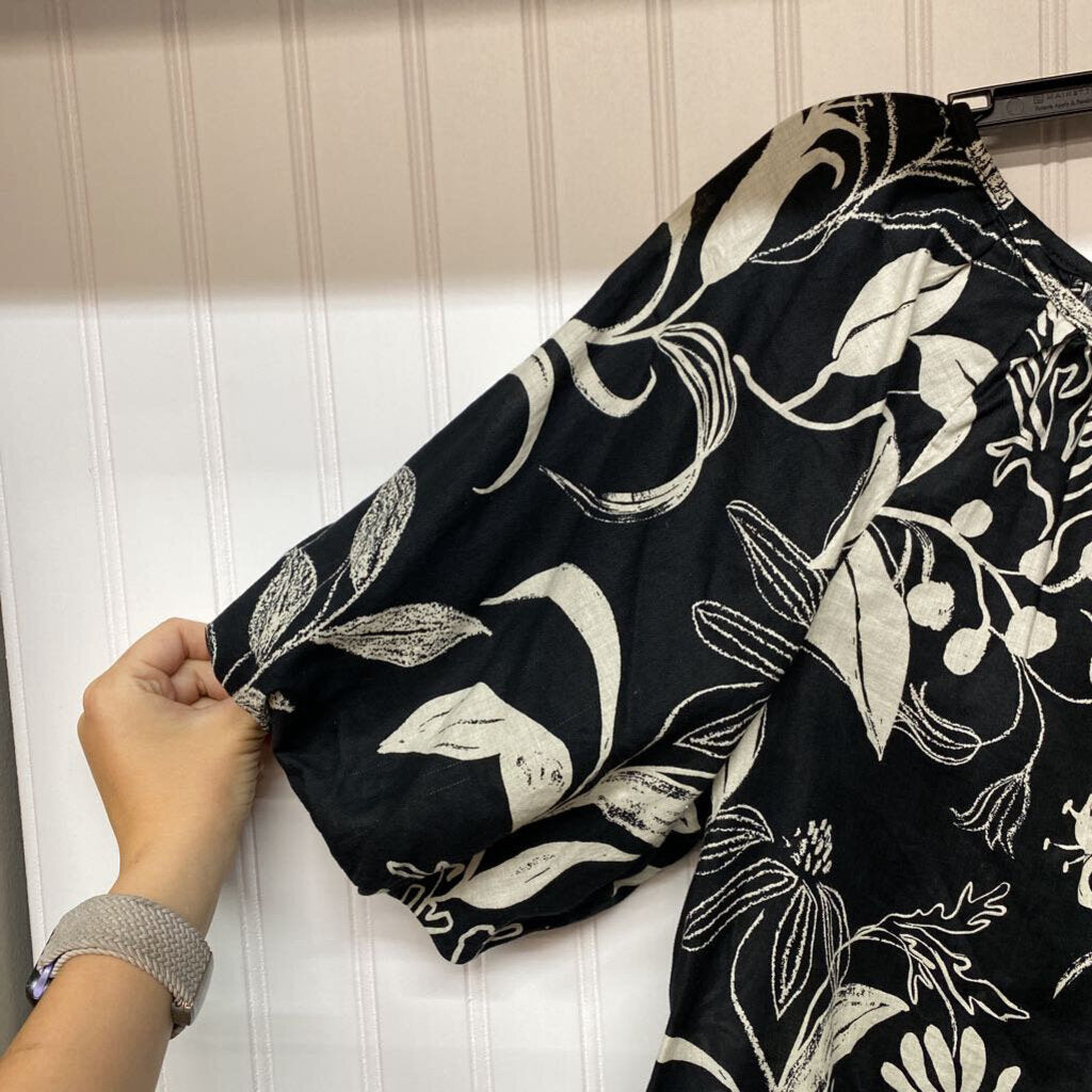 FLORAL PRINT DRESS TOP