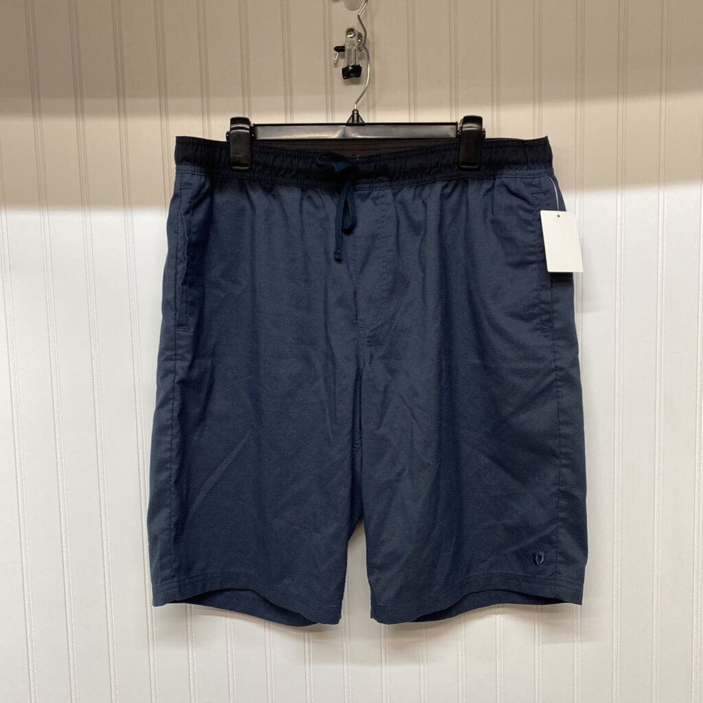 NAVY COTTON SHORTS