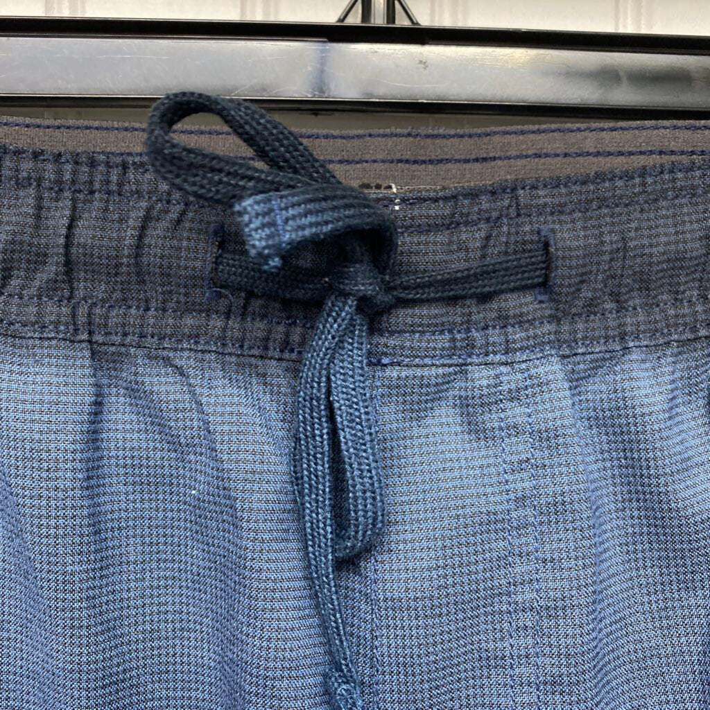 NAVY COTTON SHORTS