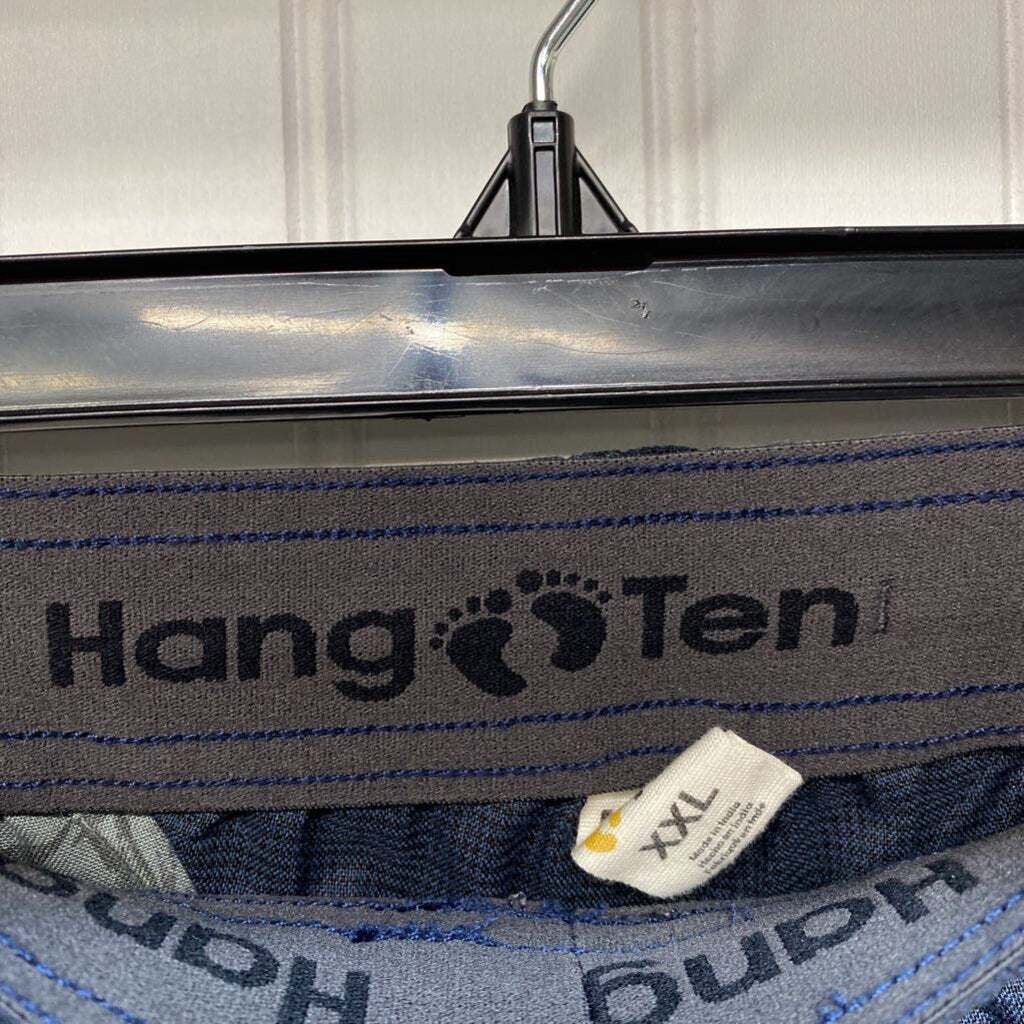 NAVY COTTON SHORTS