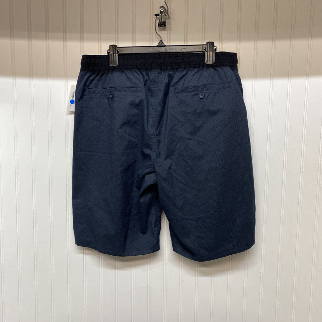 NAVY COTTON SHORTS