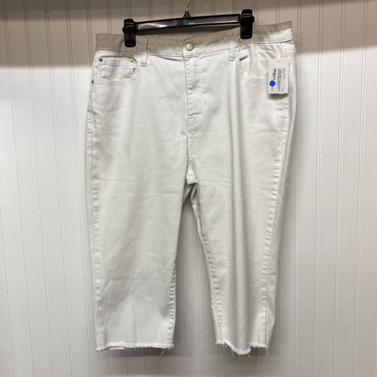 LADIES DENIM CAPRIS